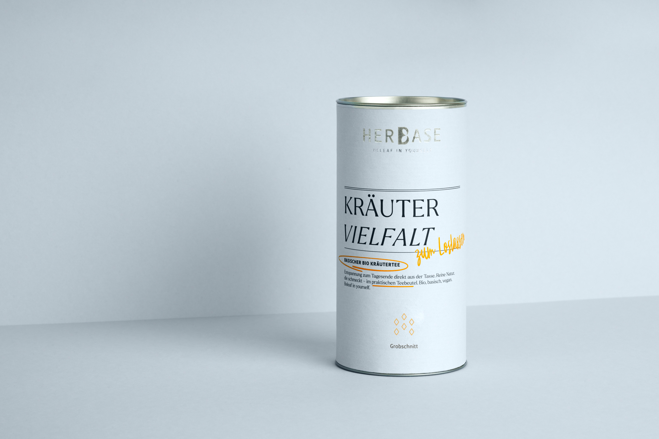 HERBASE "Zum Loslassen" BIO - 4 x 100 g Dosen in Faltschachtel HERBASE "Zum Loslassen" BIO - 4 x 100 g Dosen in Faltschachtel