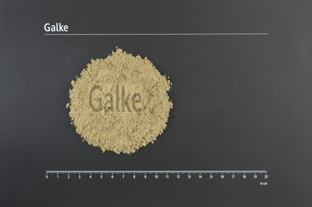 Bartflechte gemahlen